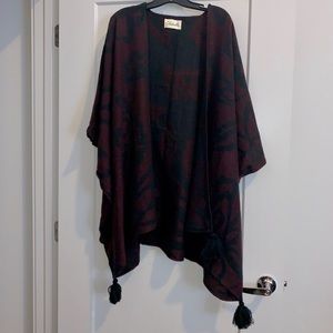 Cleobella Sevigny Capelet in Bordeaux $228RV